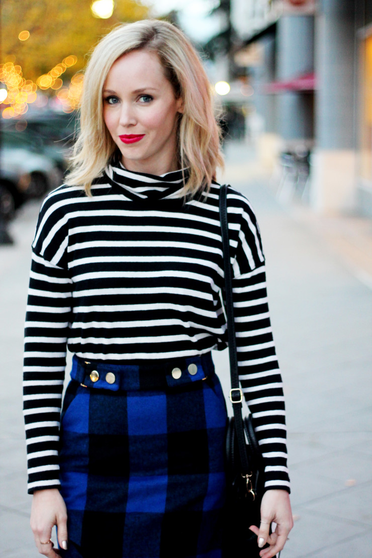 stripe turtleneck