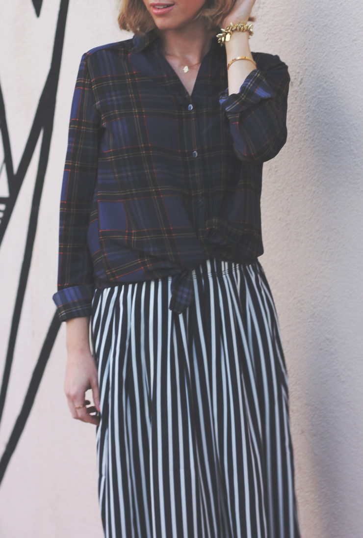 stripes with plaid