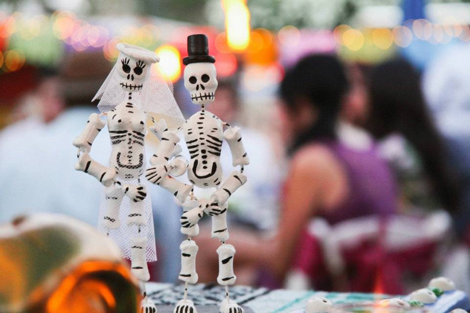 Day of the dead cake topper