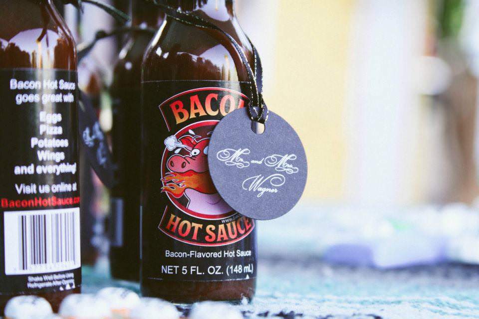 Hot Sauce wedding favors