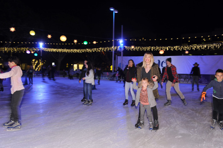 Skating Party Santa Monica, California