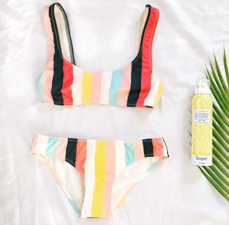 solid and stripe elle bikini 