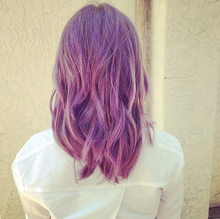 Purple hair