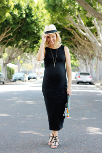 James Perse Open Back Skinny Dress
