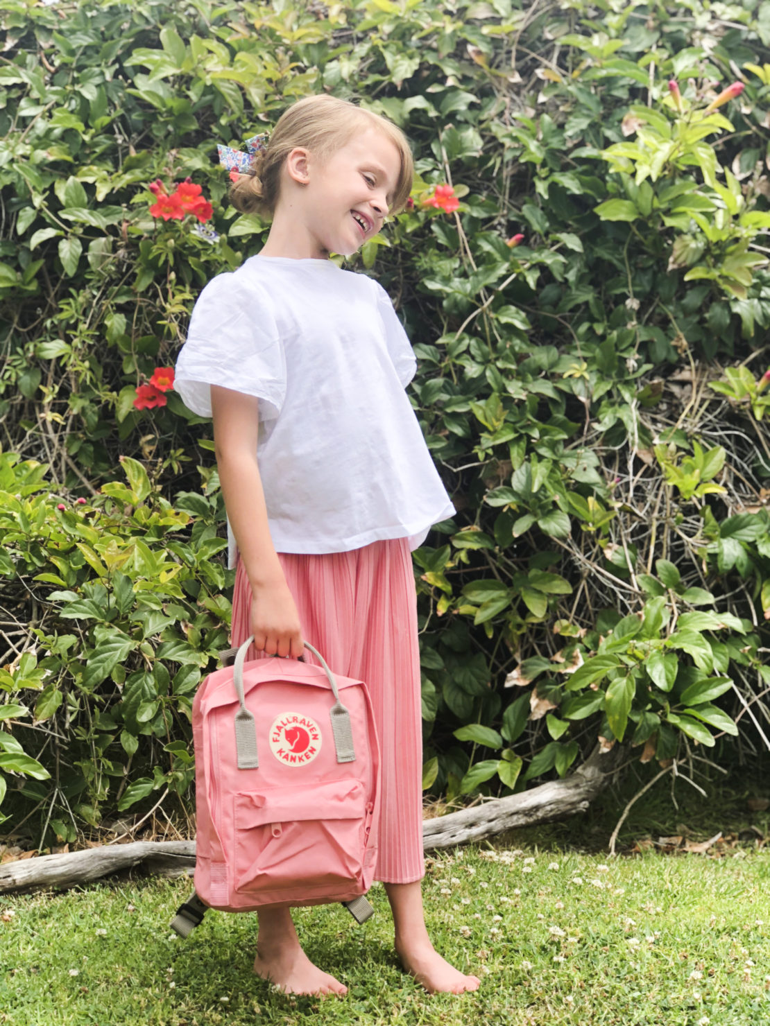 Pink Fjallraven Kanken Backpack Kids