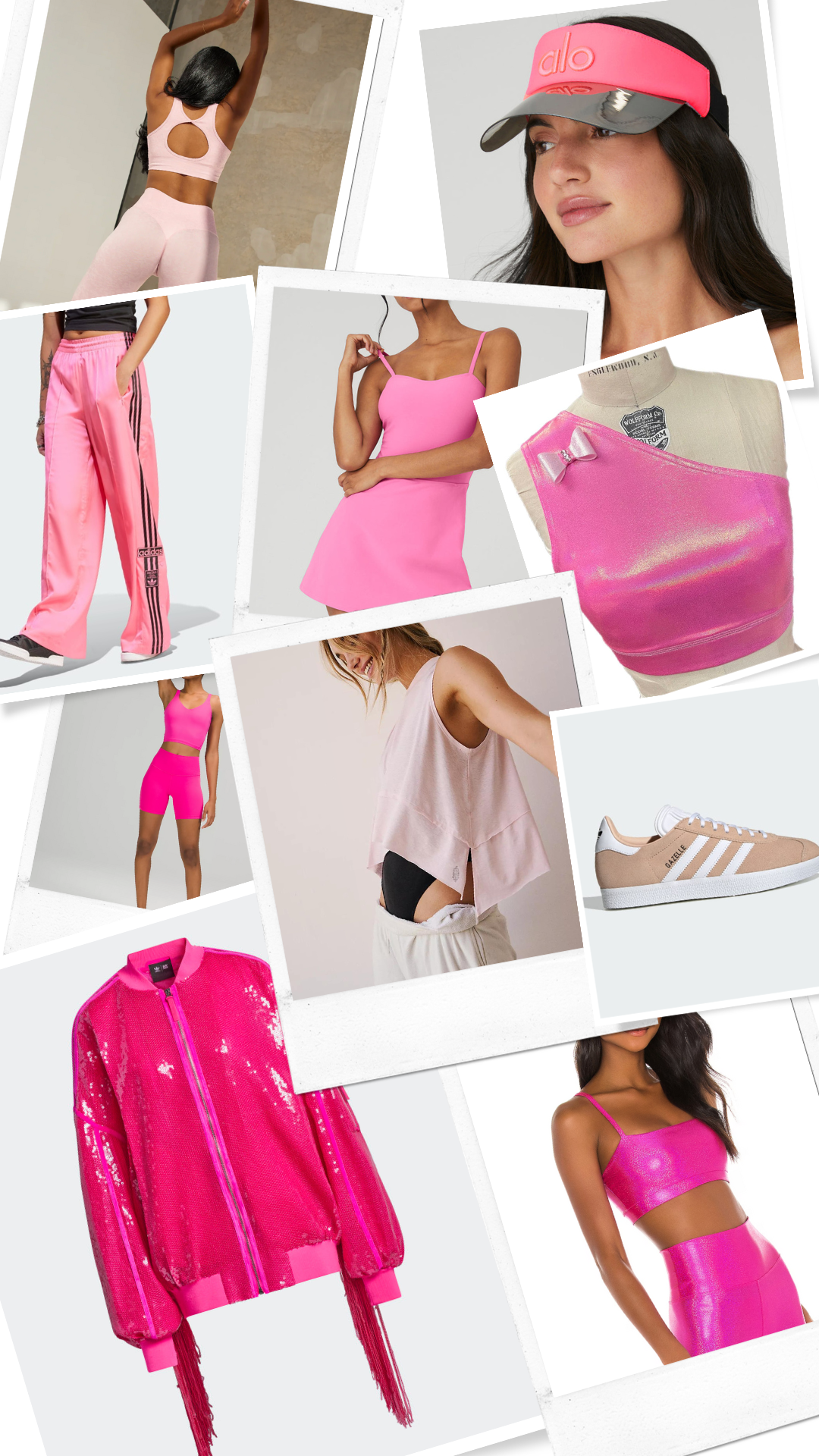 barbie pink activewear